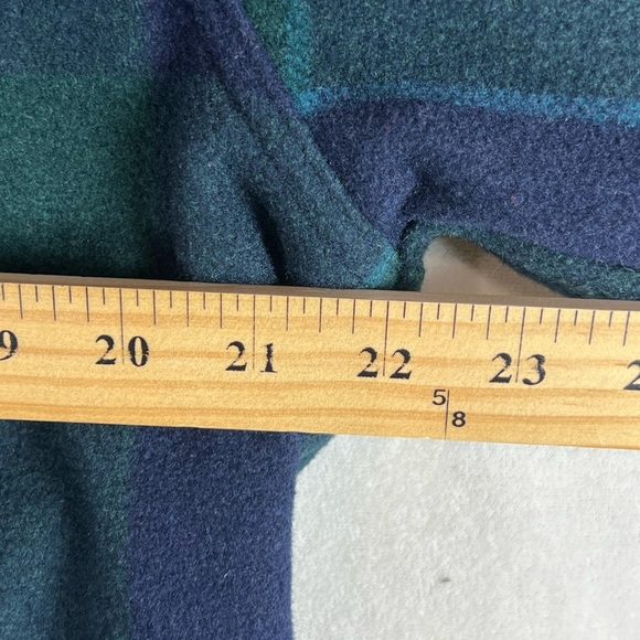 Wallace & Barnes Military Wool Blackwatch Chore Coat Tartan Flannel Shacket - Picture 9 of 13